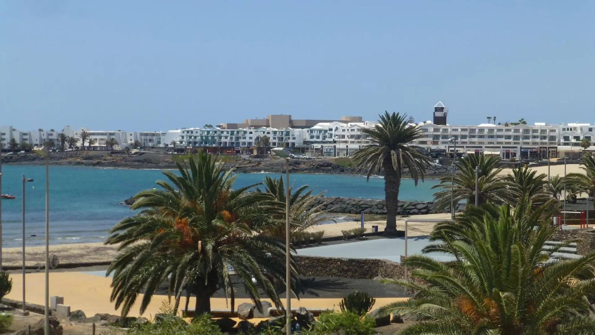 Lanzarote Beachfront Apartment On Las Cucharas Beach With A Sea View Costa Teguise Spain