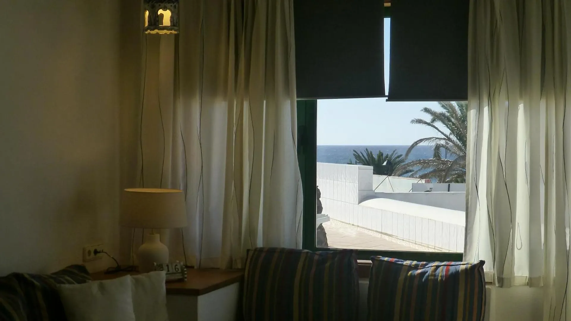 Lanzarote Beachfront Apartment On Las Cucharas Beach With A Sea View Costa Teguise